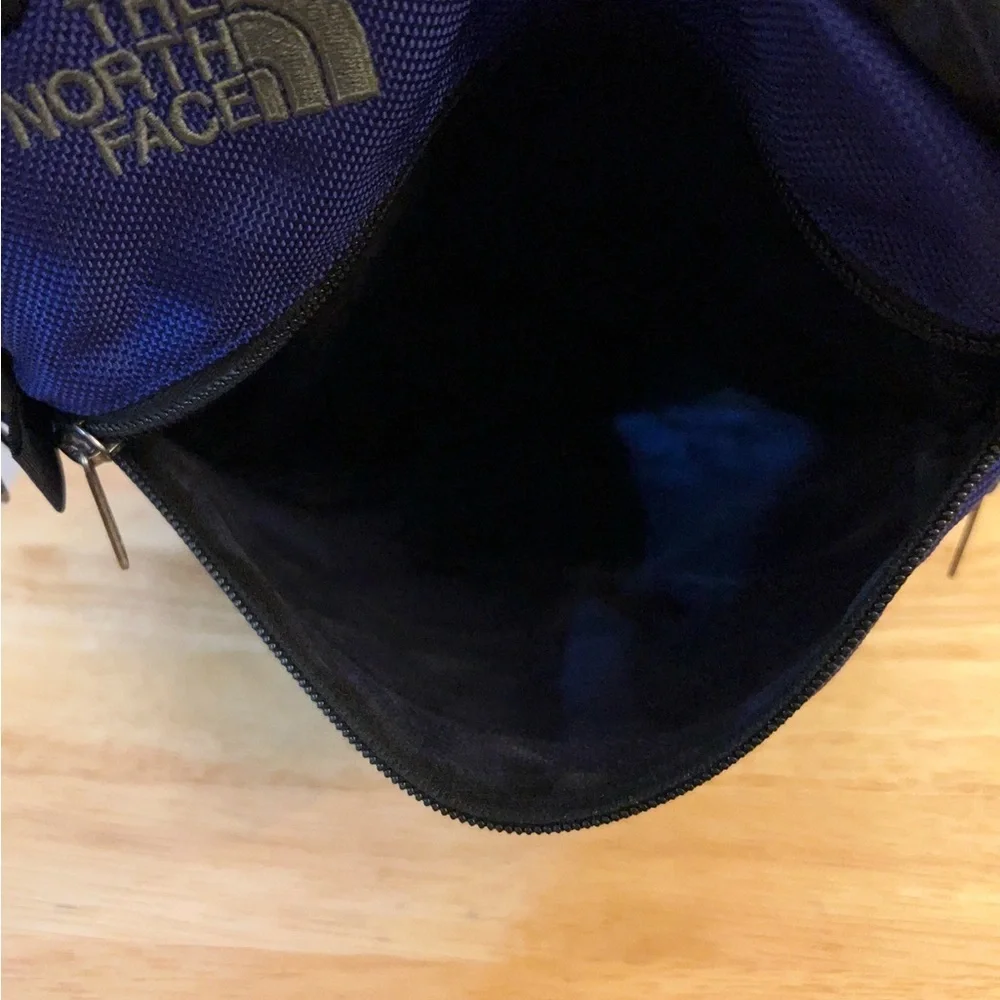 Vintage The North Face Black and Blue Men's Backpack